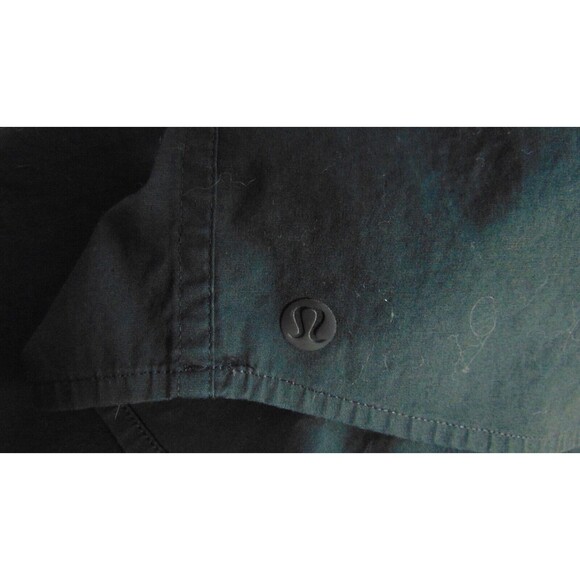 Lululemon Recommission LS Shirt Buttondown Four-Way Stretch Sz Medium Black - Picture 10 of 11